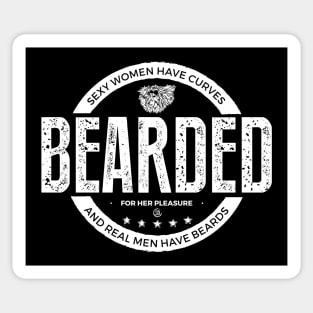 Bearded For Her Pleasure Sticker